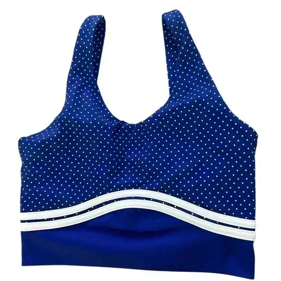 Wilo The Label Purple/White Polka  (Surf) Bra  Made In Australia Size Small - Picture 1 of 5